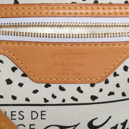 Louis Vuitton Monogram Kusama Waves Neverfull MM White 6 of 7