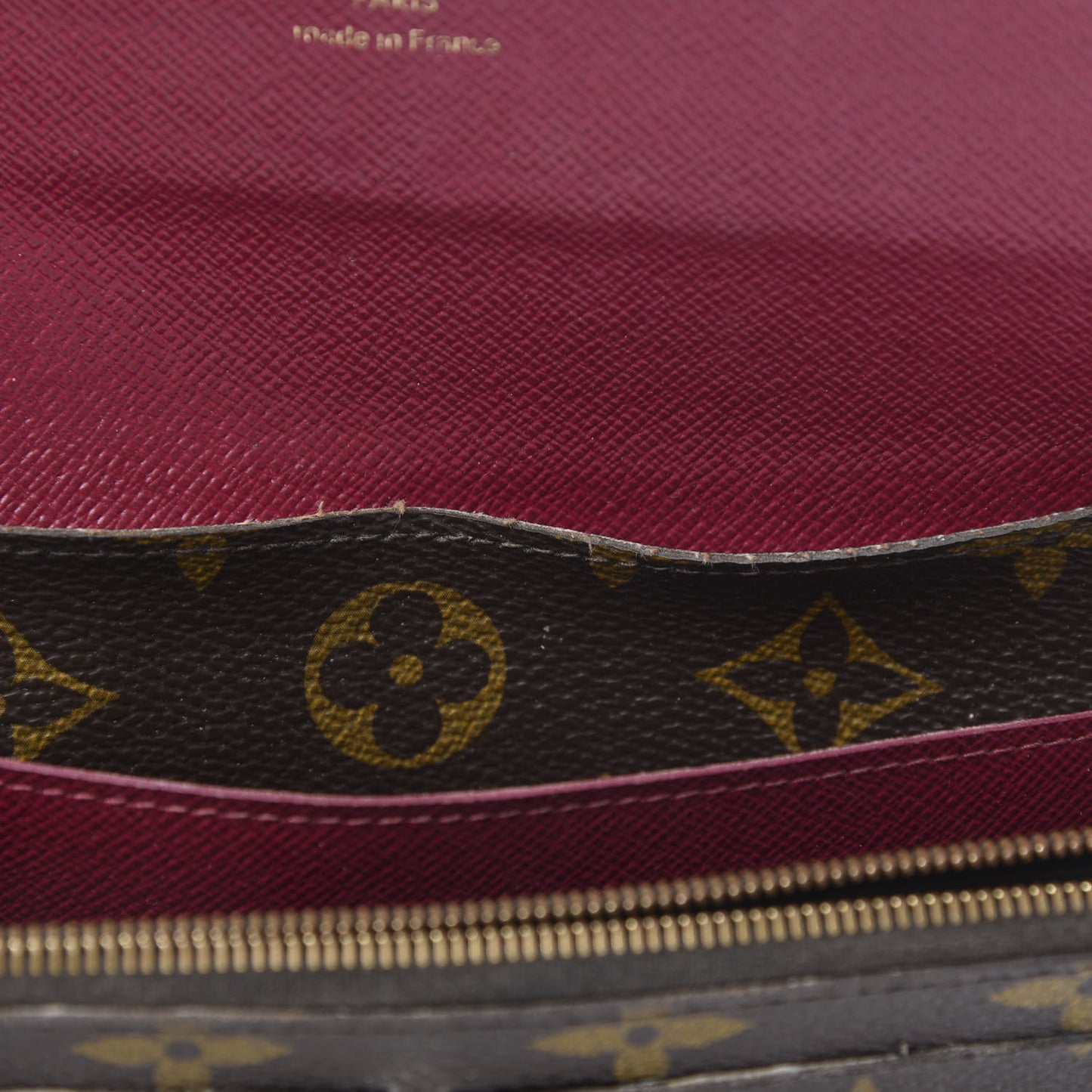 Monogram Emilie Wallet Fuchsia