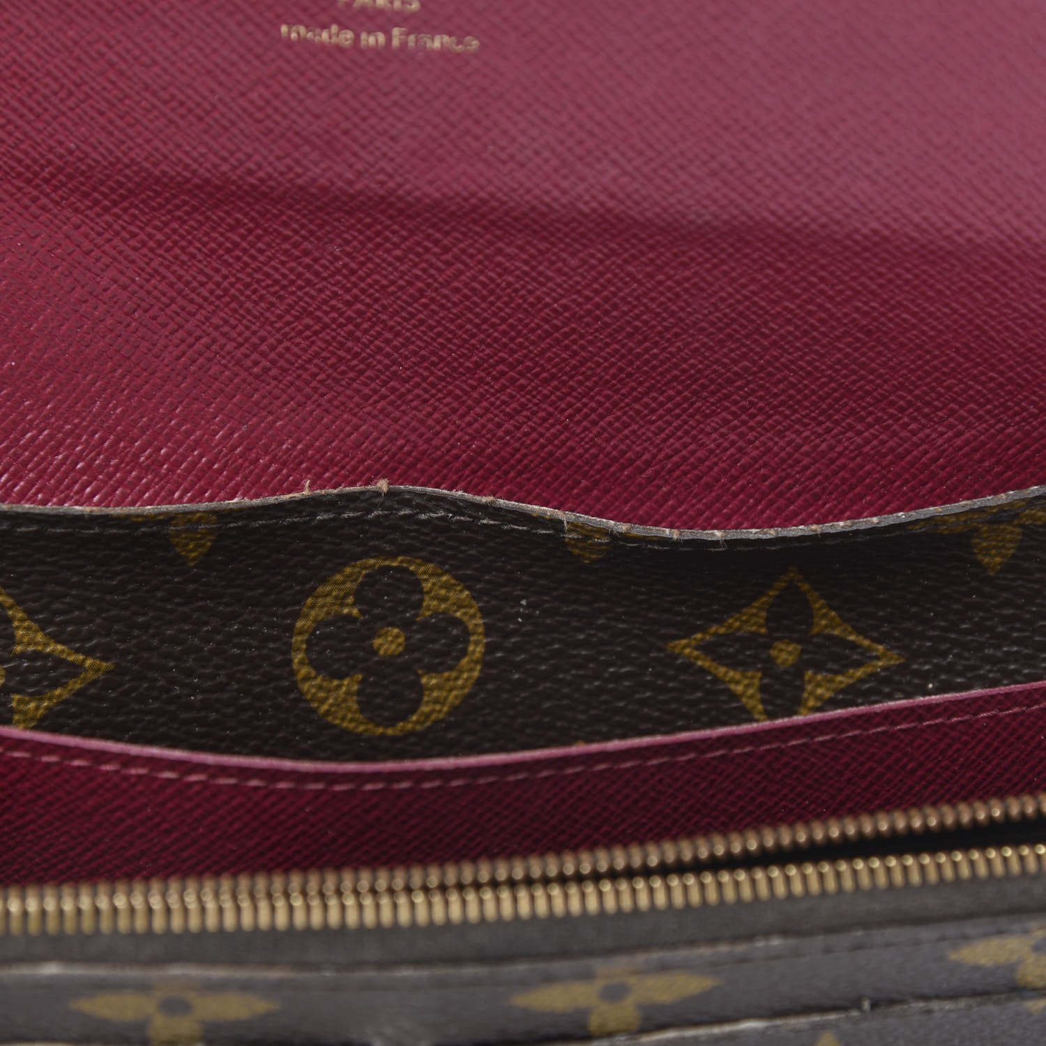 Louis Vuitton Monogram Emilie Wallet Fuchsia 8 of 17