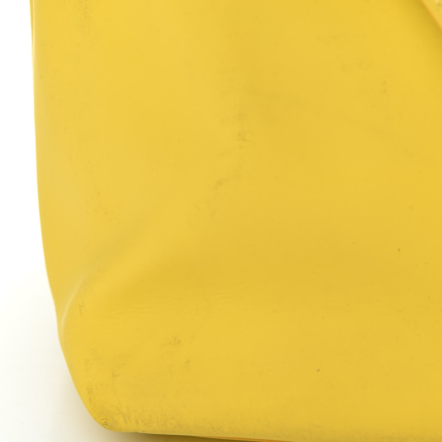 Marc Jacobs Rubber Coated Calfskin Antonia Satchel Yellow 10 of 13