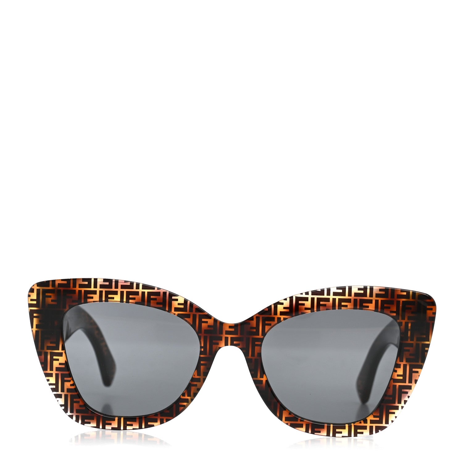 Fendi Acetate F is Fendi FF 51mm Cat Eye Sunglasses 0327/S  Tortoise Camouflage 2 of 7