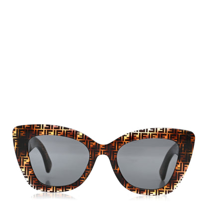 Fendi Acetate F is Fendi FF 51mm Cat Eye Sunglasses 0327/S  Tortoise Camouflage 2 of 7