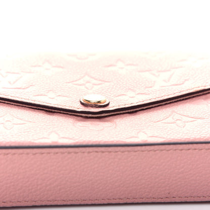 Louis Vuitton Empreinte Pochette Felicie Chain Wallet Rose Poudre 16 of 16