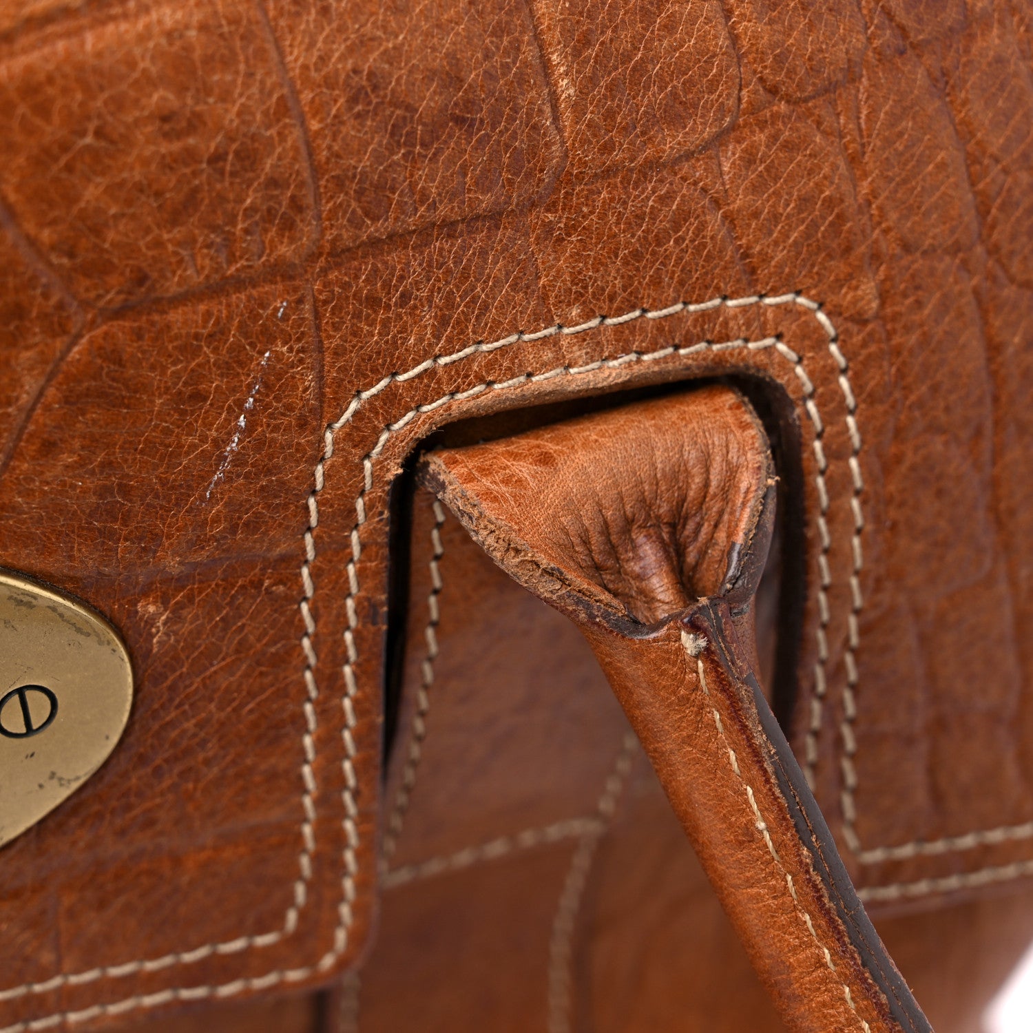 Mulberry Crocodile Embossed Bayswater Oak 18 of 23