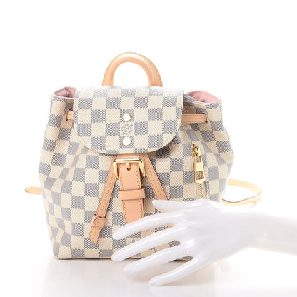 Louis Vuitton Damier Azur Sperone BB Backpack 3 of 9