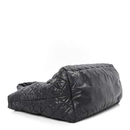 Chanel Nylon Quilted Large Coco Cocoon Tote Black 4 of 13