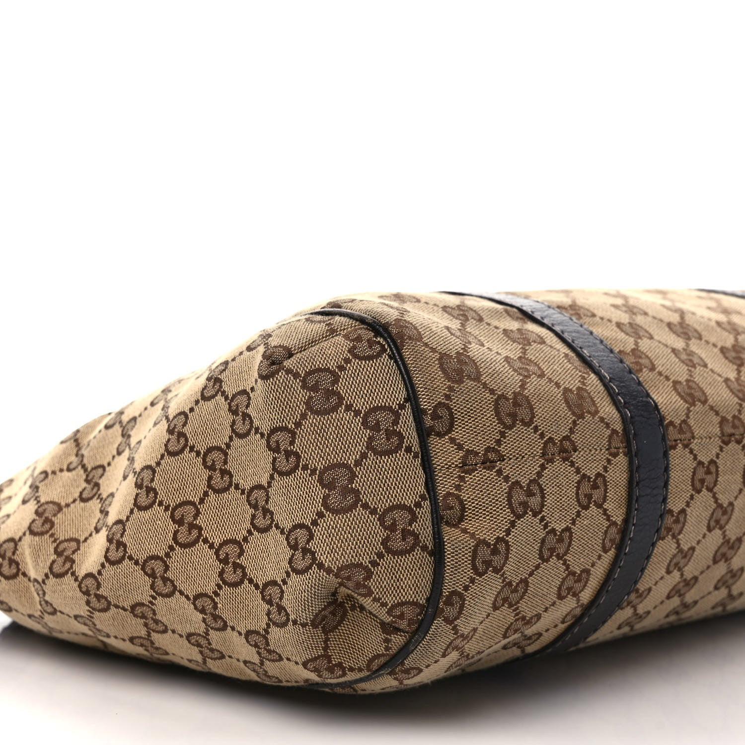 Gucci Monogram New Ladies Web Tote Dark Brown 9 of 15