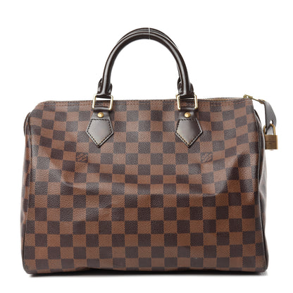 Louis Vuitton Damier Ebene Speedy 30 1 of 9