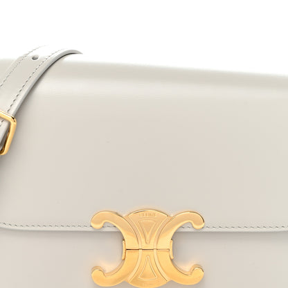 Celine Shiny Calfskin Teen Triomphe Chalk 9 of 13