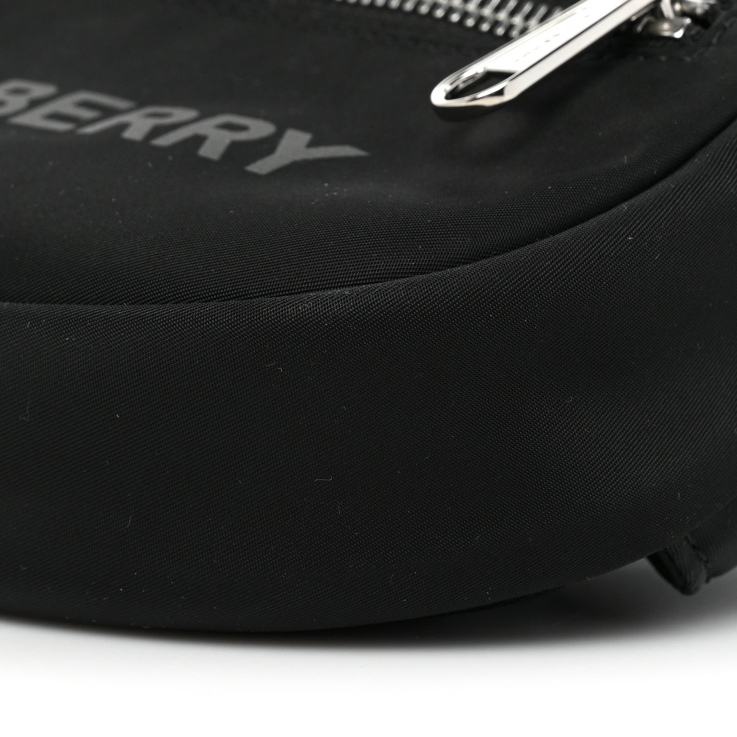 Econyl Logo Print Small Cannon Bum Bag Black