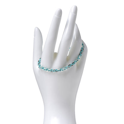 Tiffany Sterling Silver Enamel Link Bracelet Blue 2 of 4