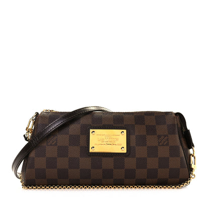 Louis Vuitton Damier Ebene Eva Clutch 1 of 8
