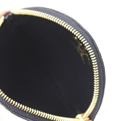 Louis Vuitton Monogram Giant Crafty Round Coin Purse Creme Rouge 4 of 7