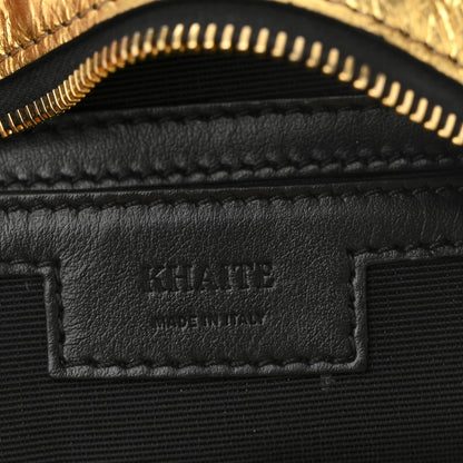 Khaite Metallic Calfskin Small Maeve Bag Gold 6 of 10