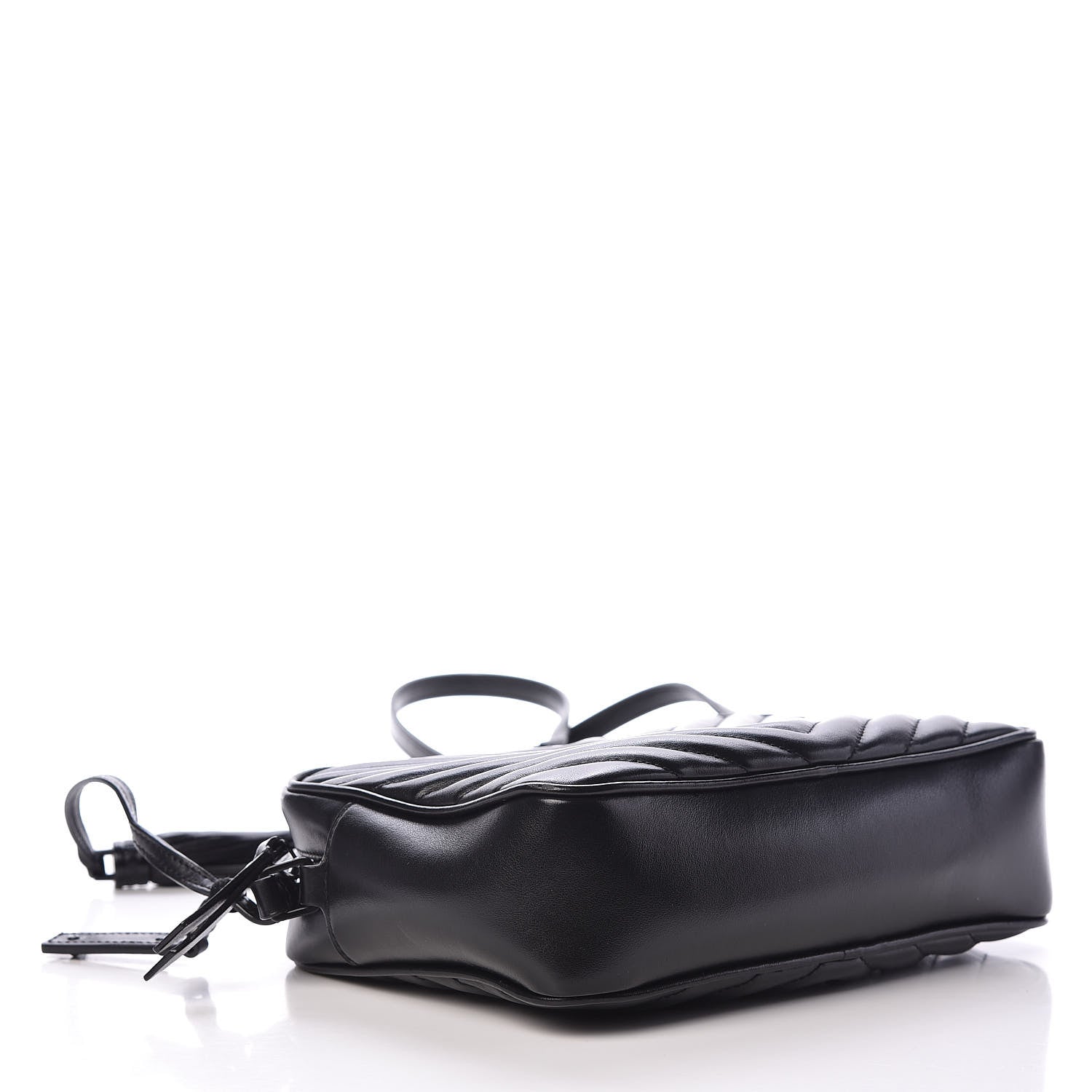 Saint Laurent Calfskin Matelasse Monogram Lou Camera Bag Black 4 of 8