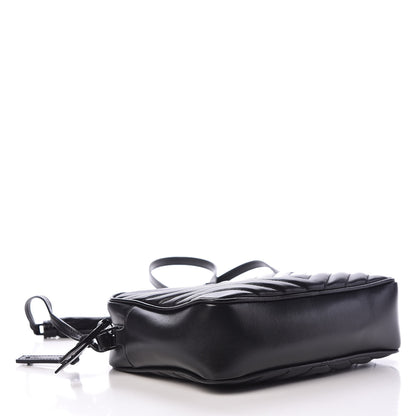 Saint Laurent Calfskin Matelasse Monogram Lou Camera Bag Black 4 of 8
