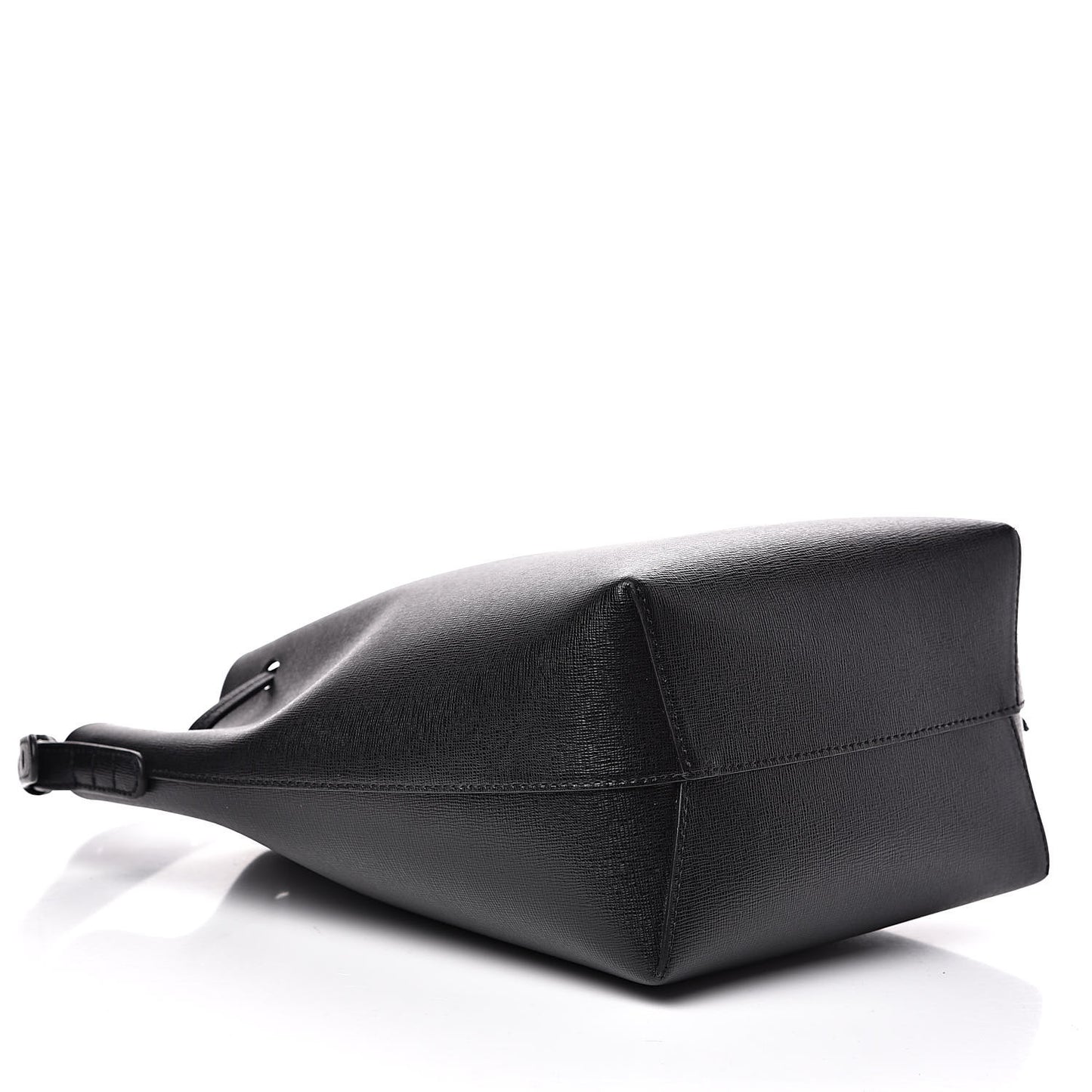 Saffiano Mini Bucket Bag Black Flamma