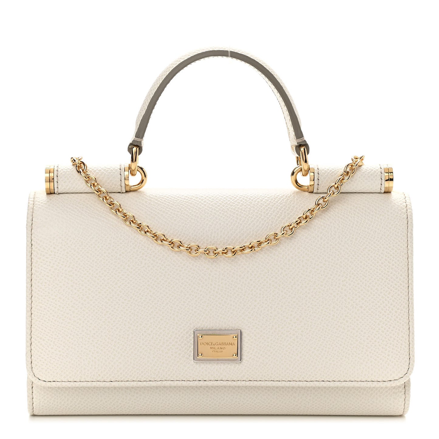 Dauphine Mini Von Bag White