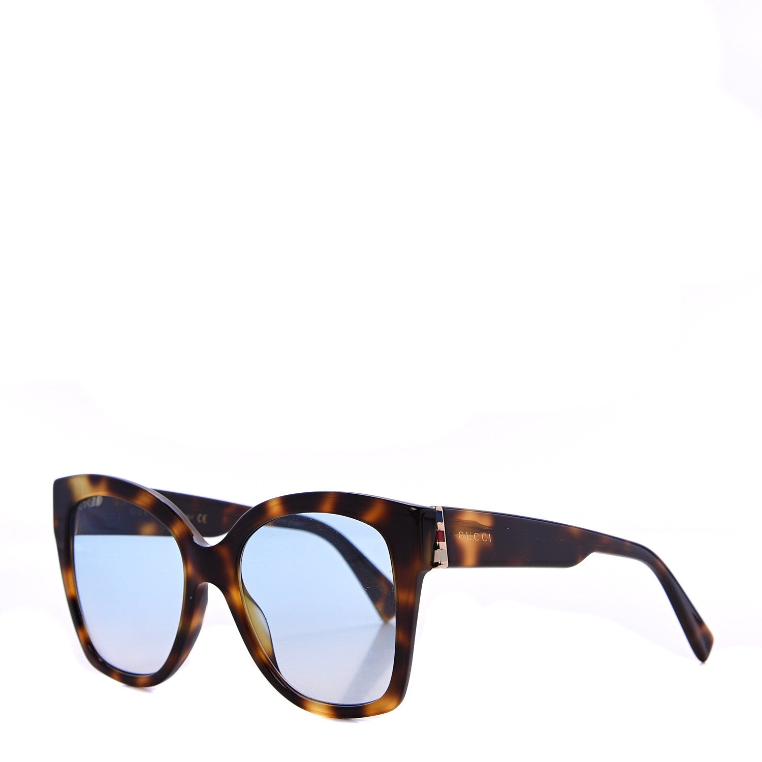 Gucci Acetate Square Frame Sunglasses GG0459S Tortoise 1 of 7