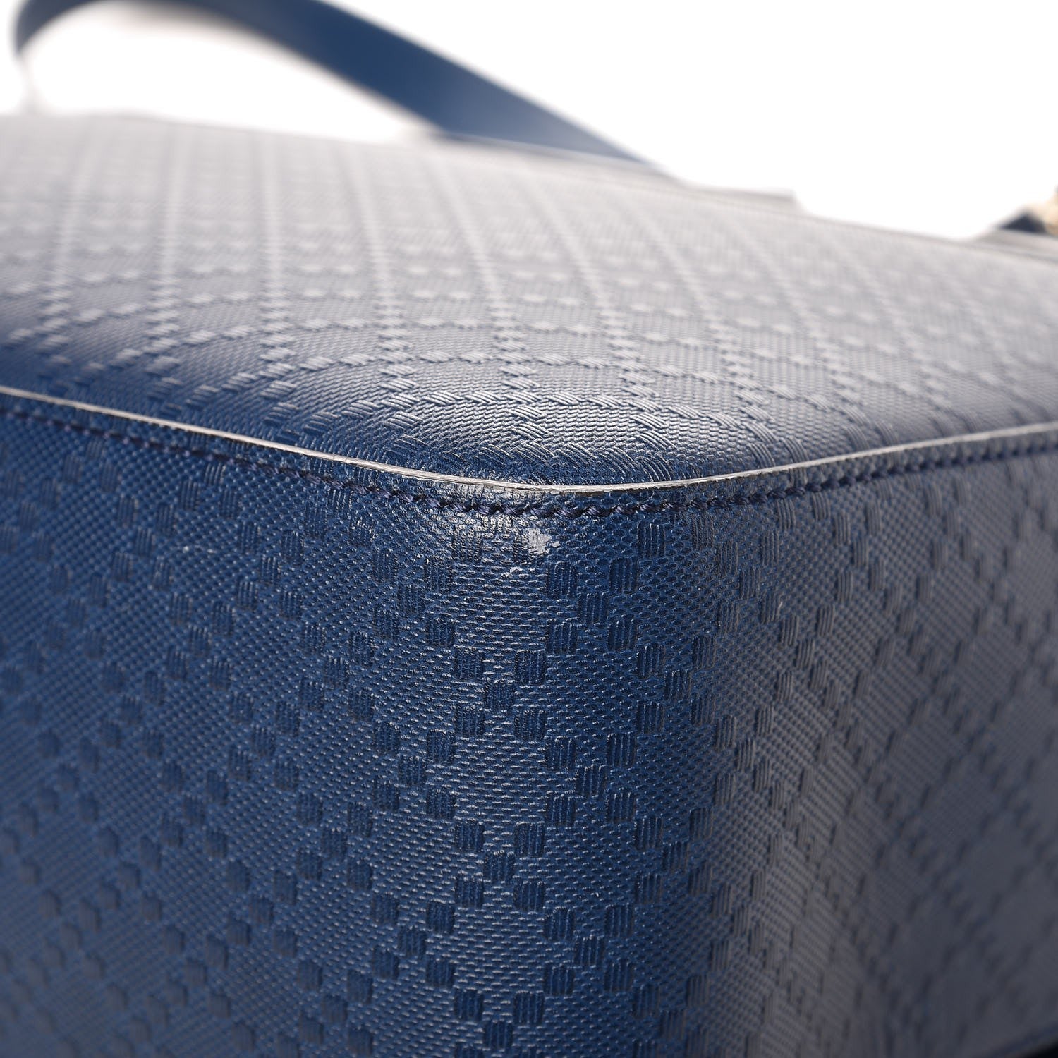 Gucci Diamante Medium Flap Messenger Bag Blue 11 of 19