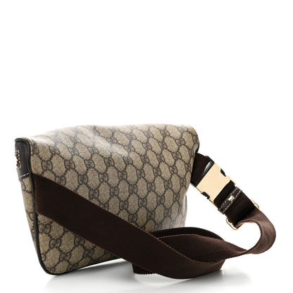 Gucci GG Supreme Monogram Belt Bag Dark Brown 3 of 10