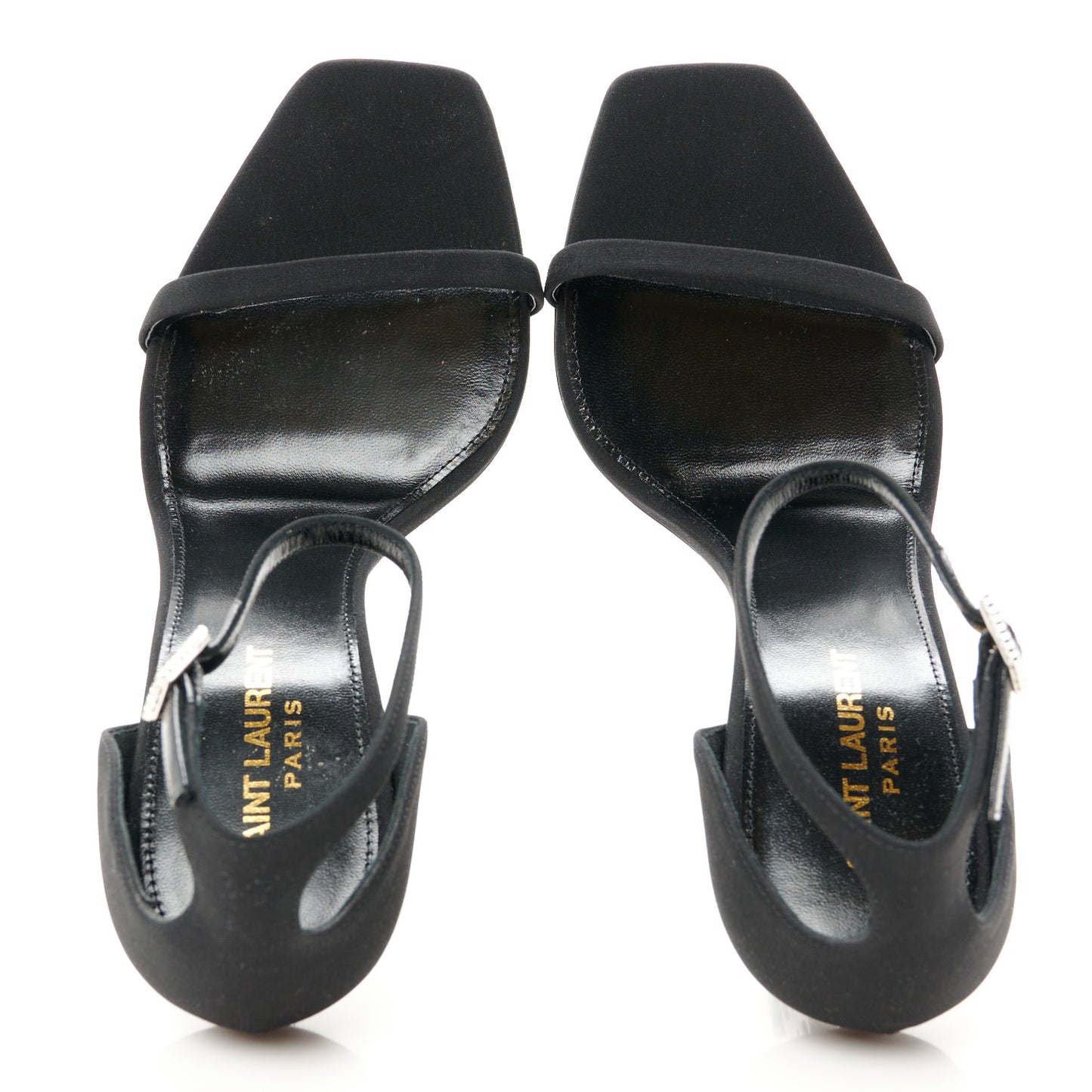 Crepe De Chine Opyum 110 Sandals 38.5 Black