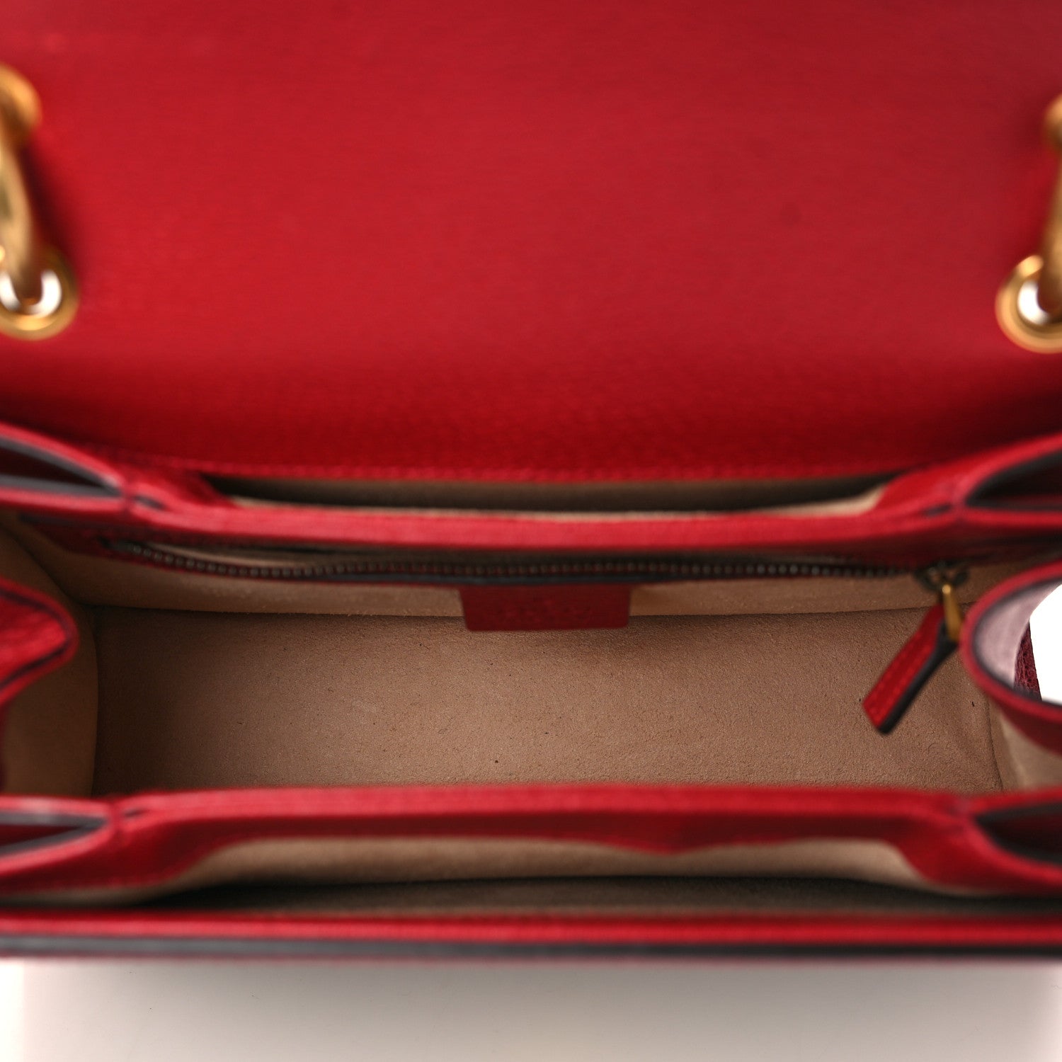 Gucci GG Supreme Monogram Small Queen Margaret Top Handle Bag Red 5 of 10