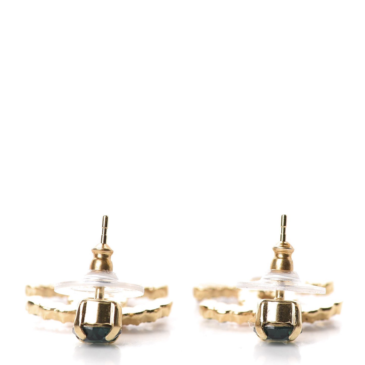 Crystal Over The Rainbow CC Drop Earrings Gold Multicolor