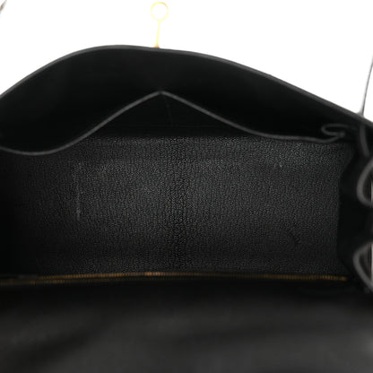 Hermes Epsom Kelly Sellier 28 Black 5 of 15