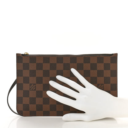 Louis Vuitton Damier Ebene Neverfull MM GM Pochette 2 of 8