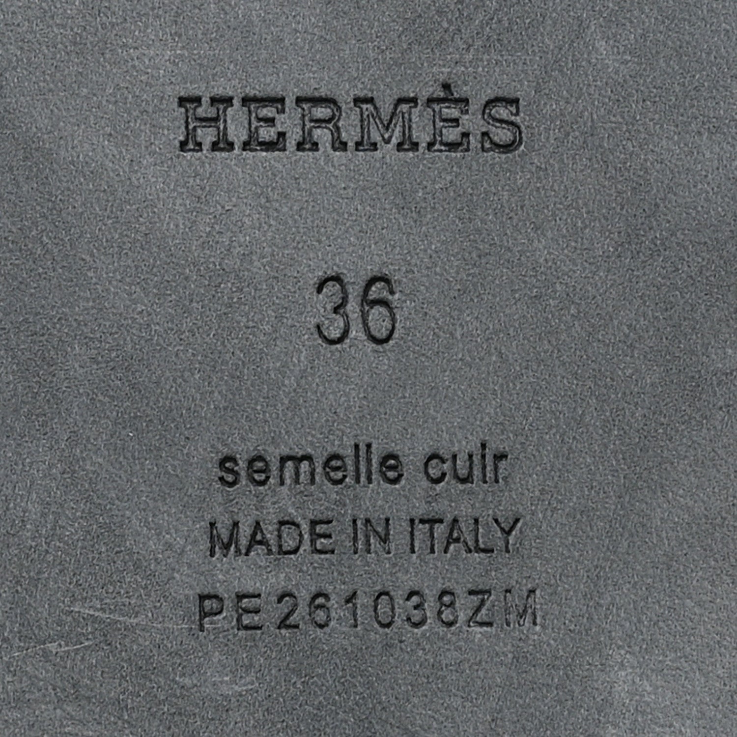 Hermes Calfskin Miss Sandals 36 Black 7 of 8