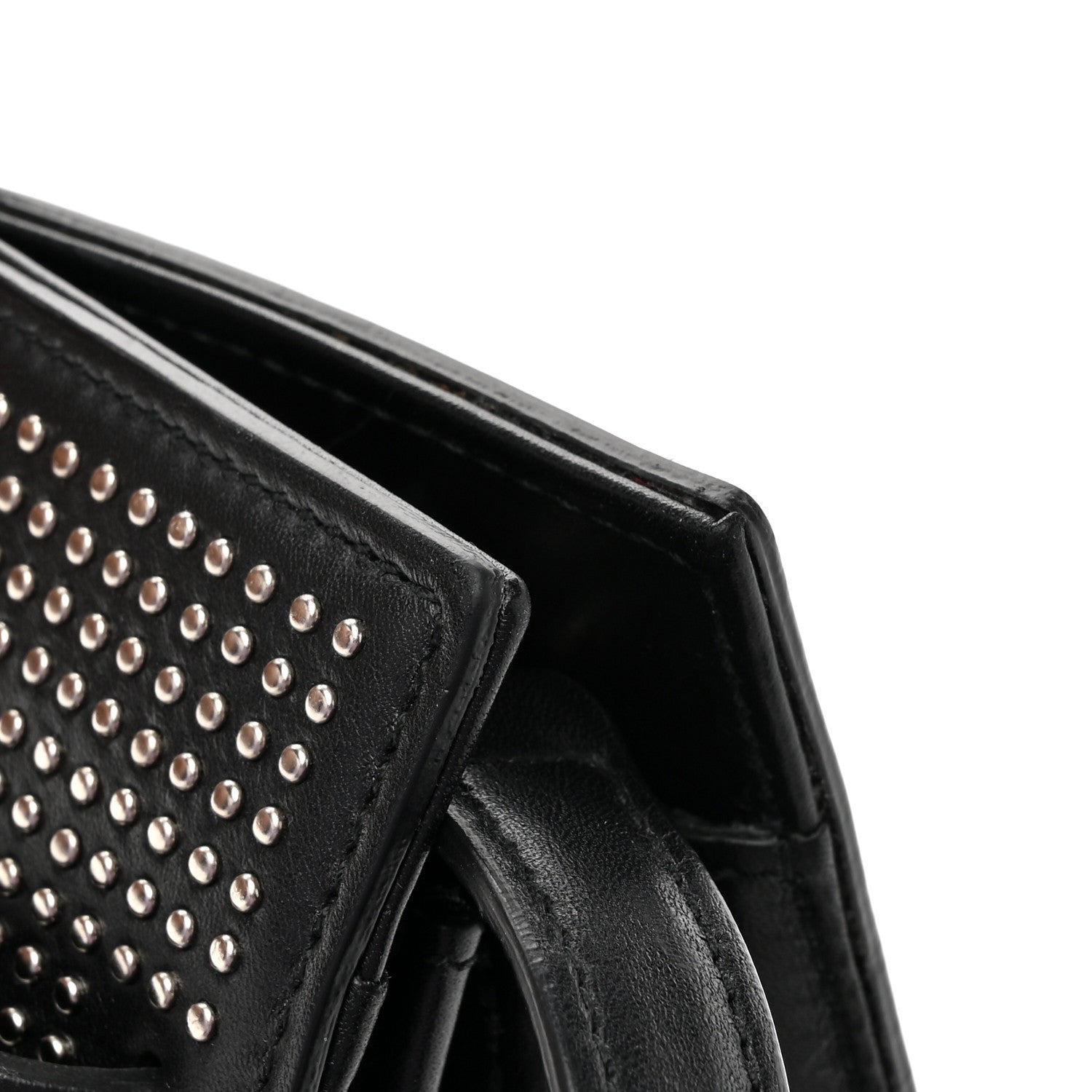 Saint Laurent Calfskin Studded Small Sac De Jour Black 15 of 16