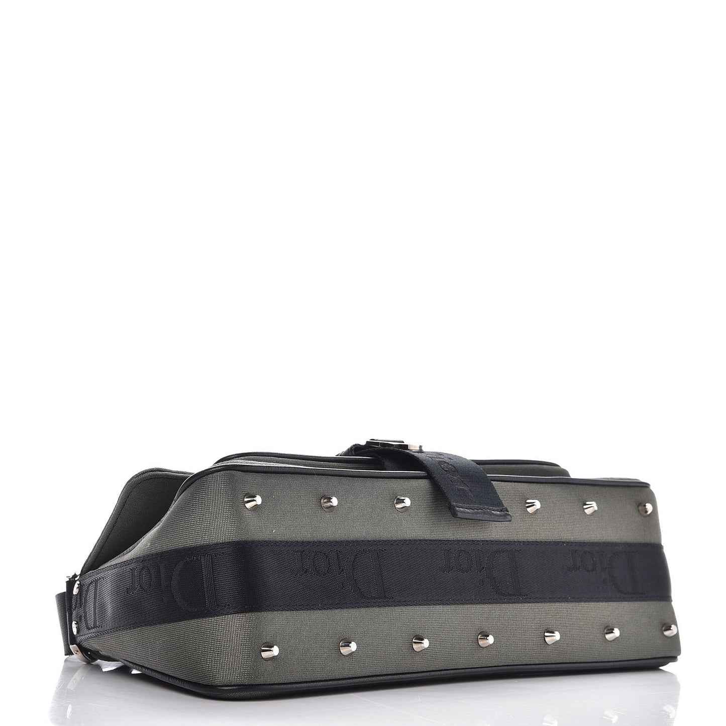 Silk Jersey Crystal Hardcore Bag Grey Black