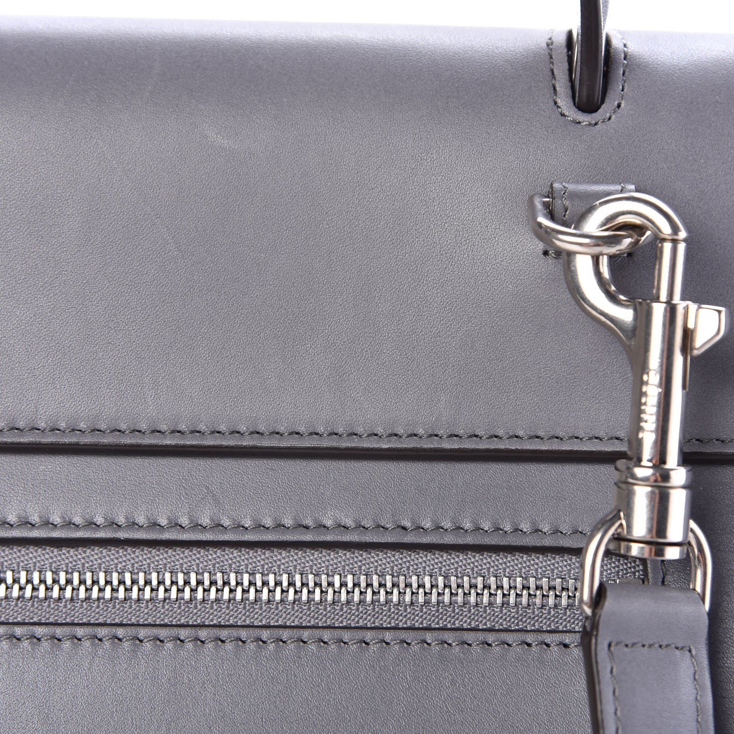 Celine Smooth Calfskin Mini Belt Bag Storm 11 of 14
