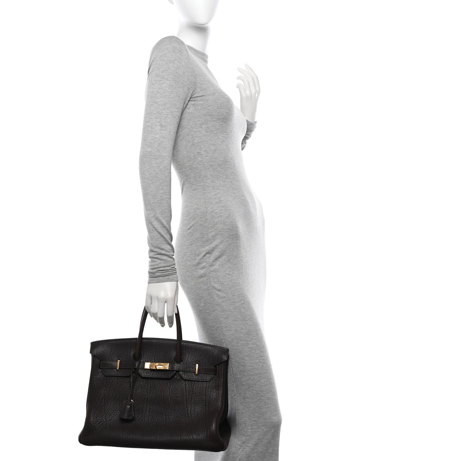 Hermes Fjord Birkin 35 Chocolate 2 of 19