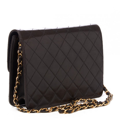 Chanel Lambskin Quilted Small Single Flap Black 2 of 8