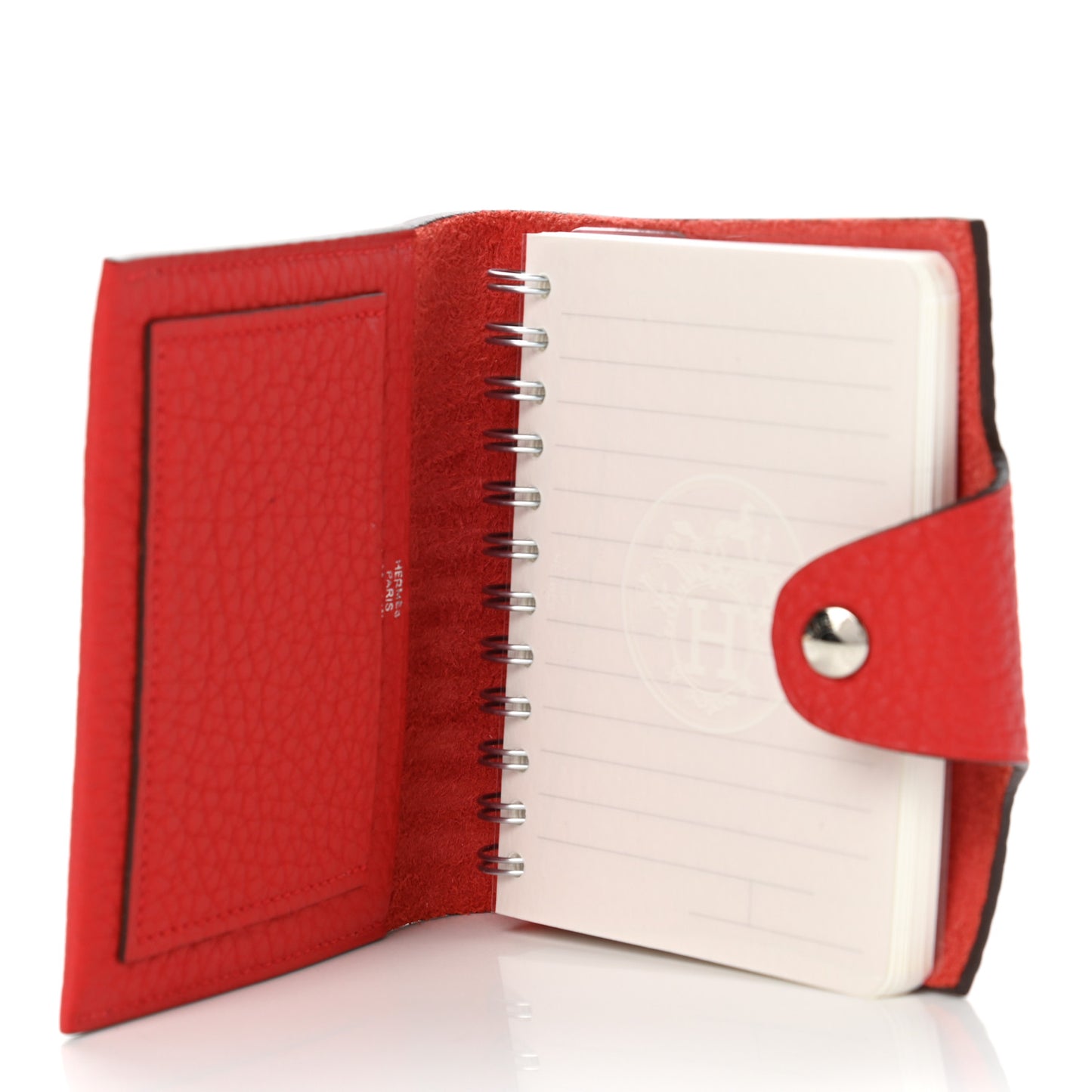 Taurillon Clemence Ulysse Mini Notebook Rouge De Coeur