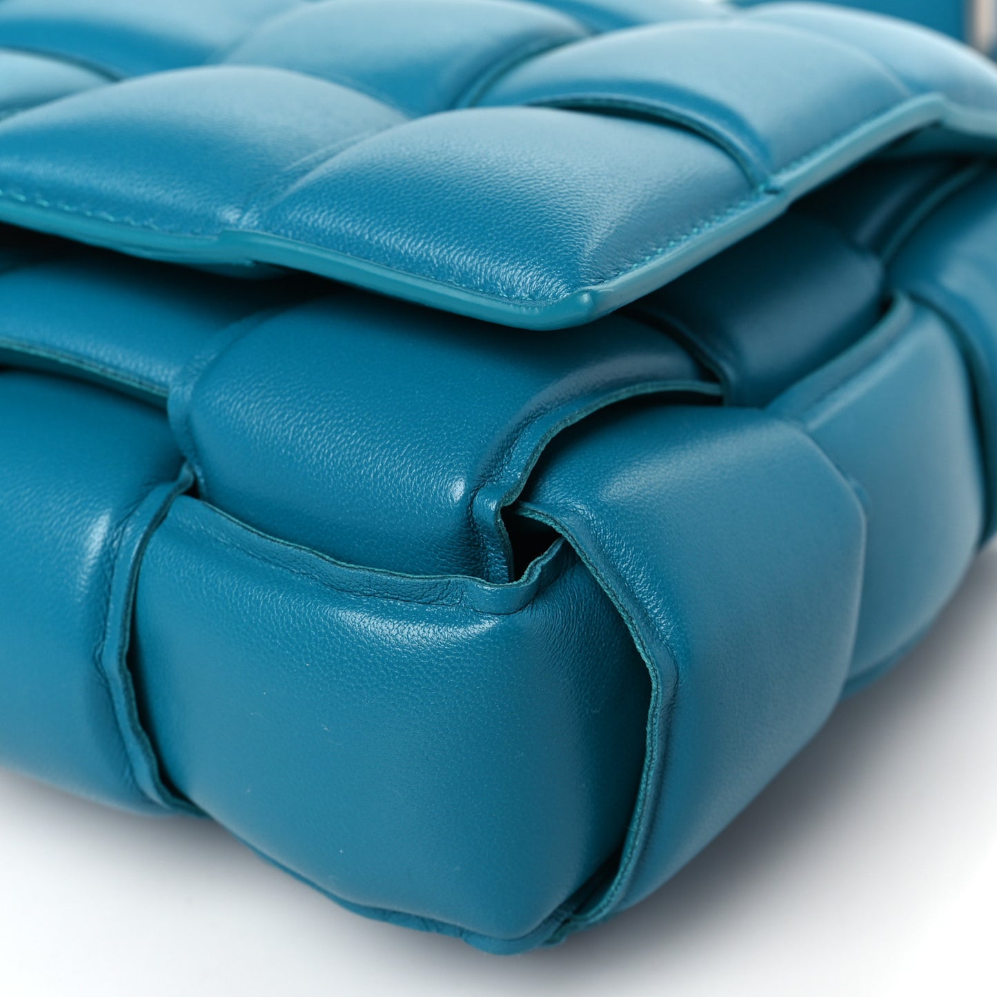 Nappa Maxi Intreccio Padded Cassette Crossbody Bag Blaster