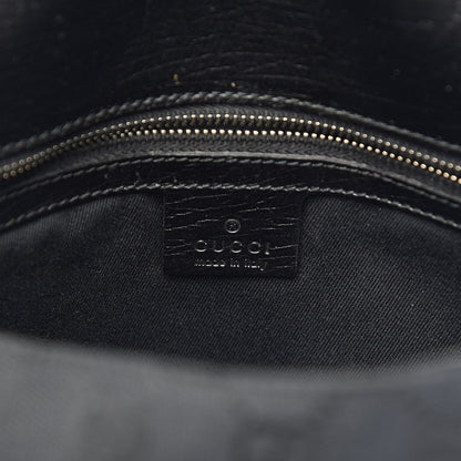 Gucci Monogram Horsebit Chain Flap Shoulder Bag Black 6 of 11