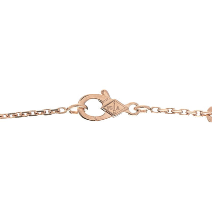 Van Cleef & Arpels 18K Rose Gold Guilloche Magic Alhambra Pendant Necklace 4 of 6