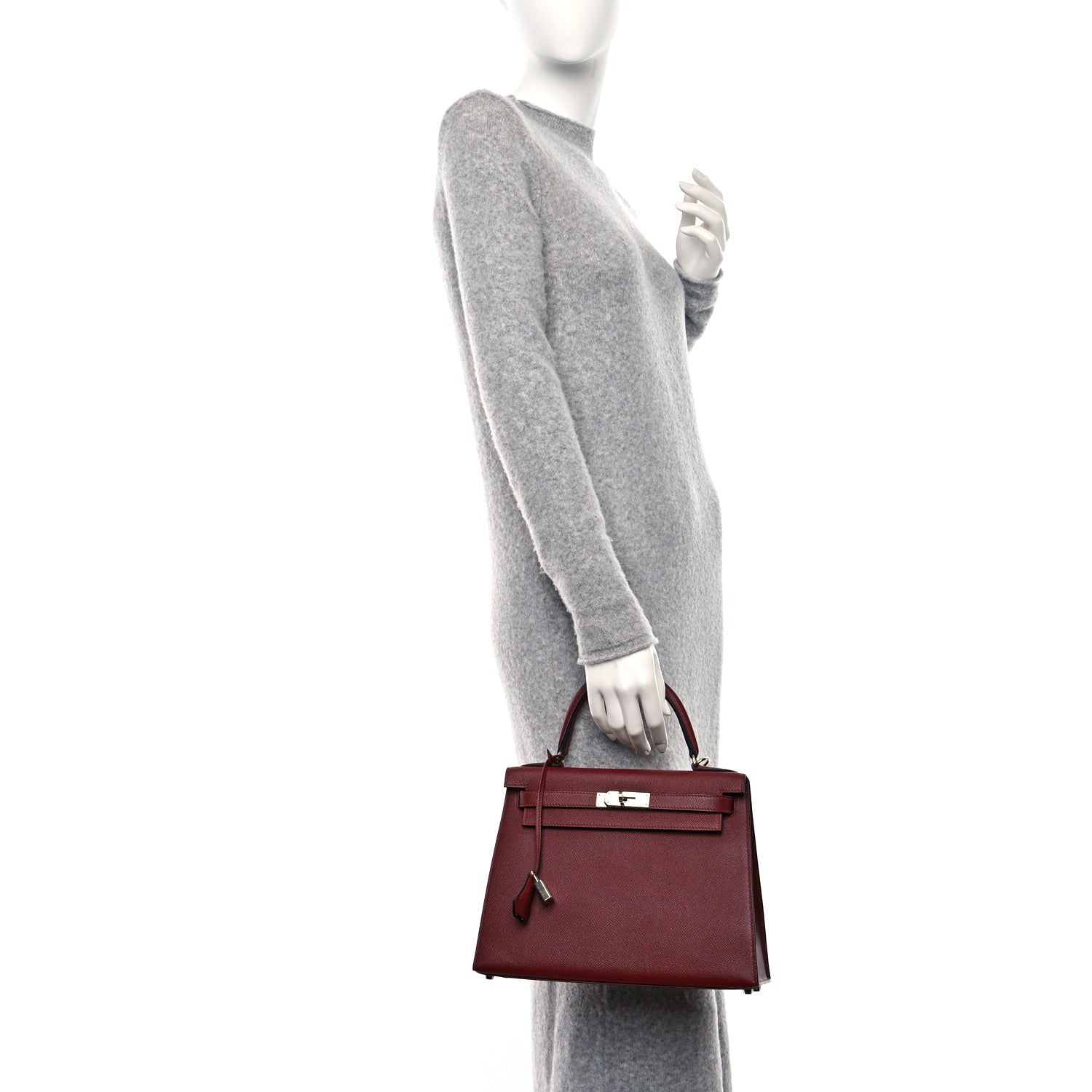 Hermes Epsom Kelly Sellier 28 Rouge H 2 of 10