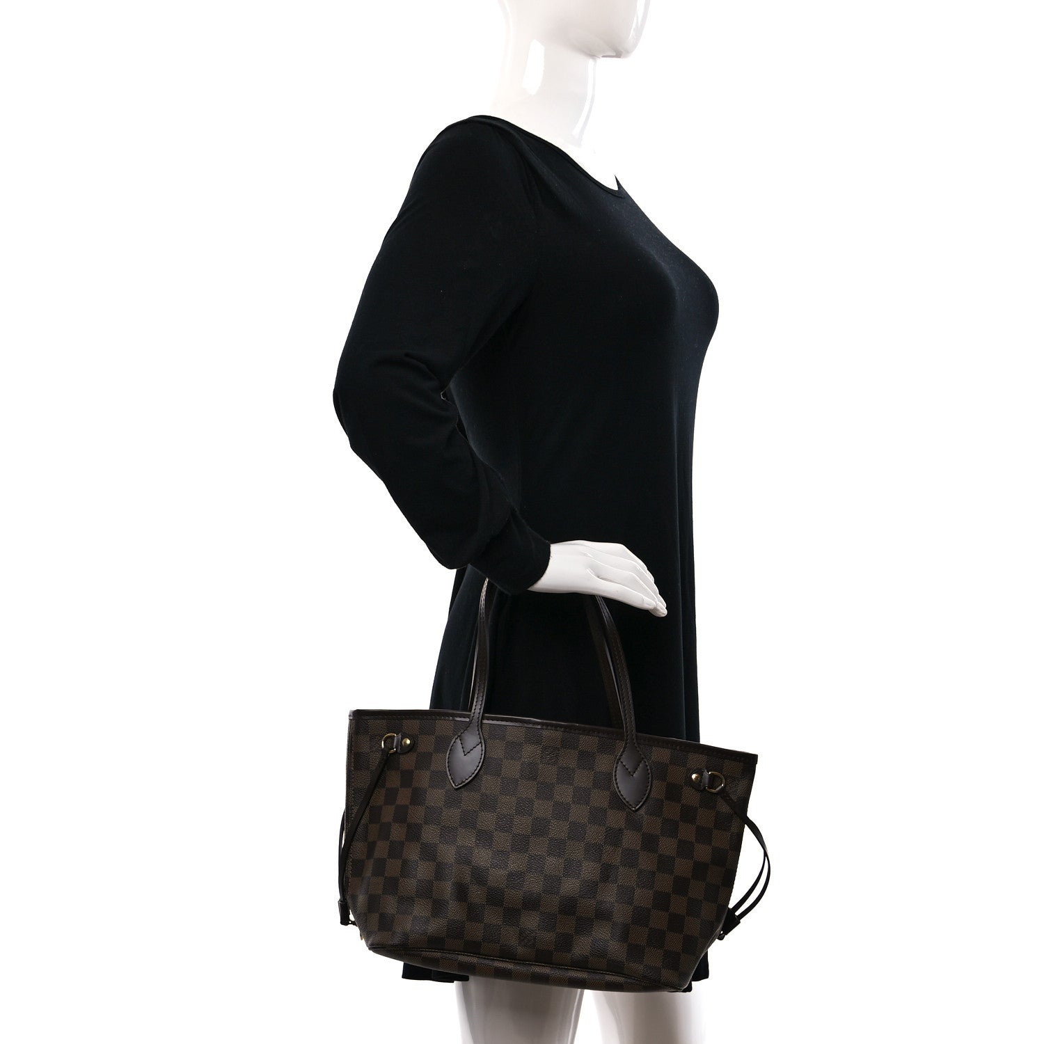 Louis Vuitton Damier Ebene Neverfull PM 2 of 9