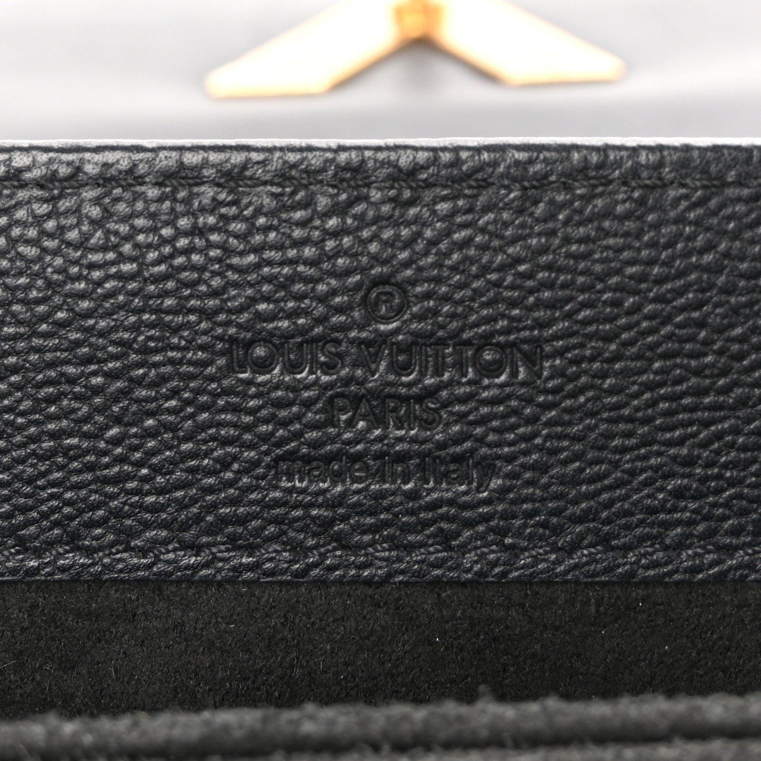 Louis Vuitton Monogram Cuir Plume Ecume Very Chain Bag Black 6 of 10
