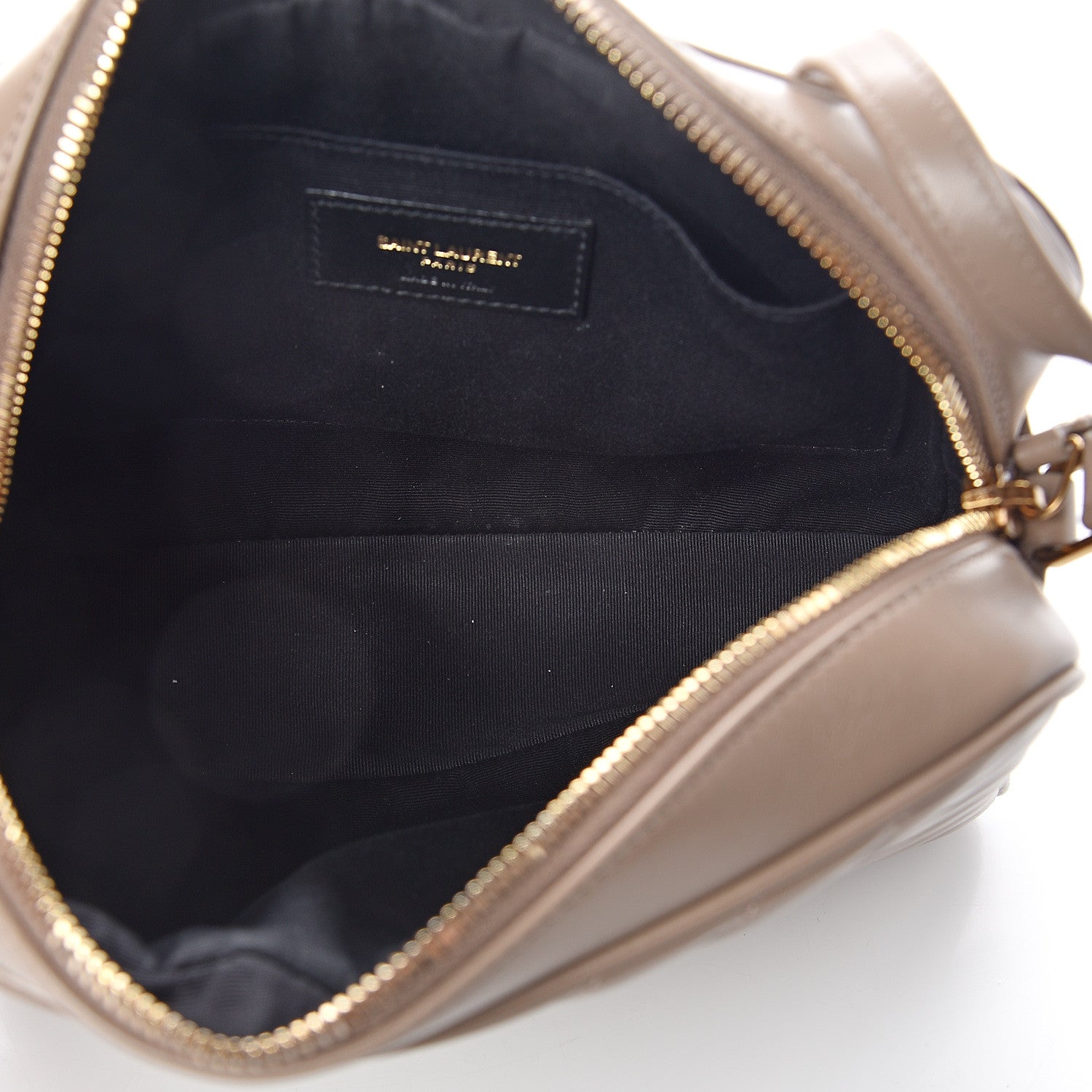Saint Laurent Calfskin Matelasse Monogram Lou Camera Bag Dusty Grey 4 of 7