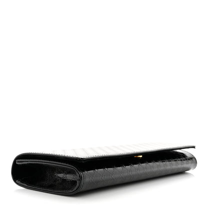 Gucci Patent Microguccissima Small Broadway Clutch Black 4 of 7
