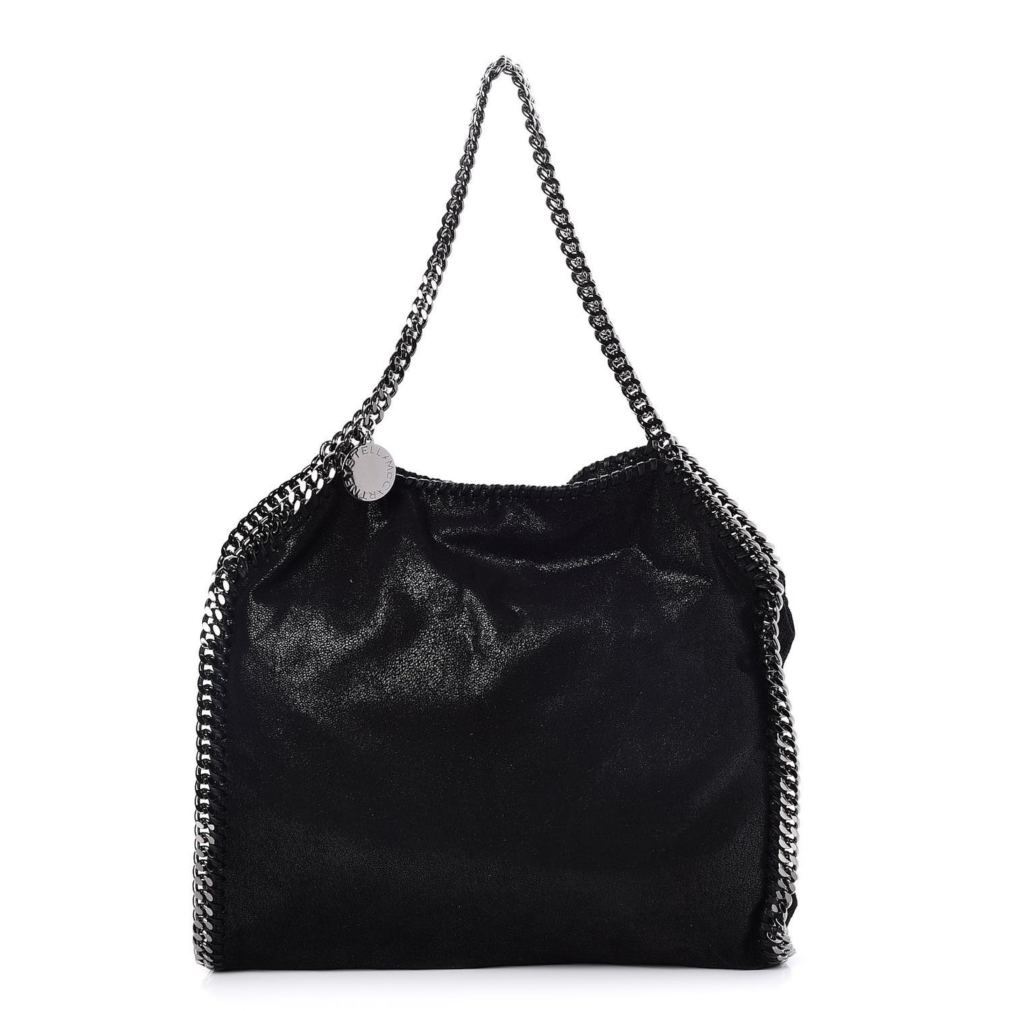 Shaggy Deer Small Falabella Tote Black