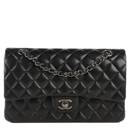 Chanel Caviar Quilted Medium Double Flap Black 1 of 8