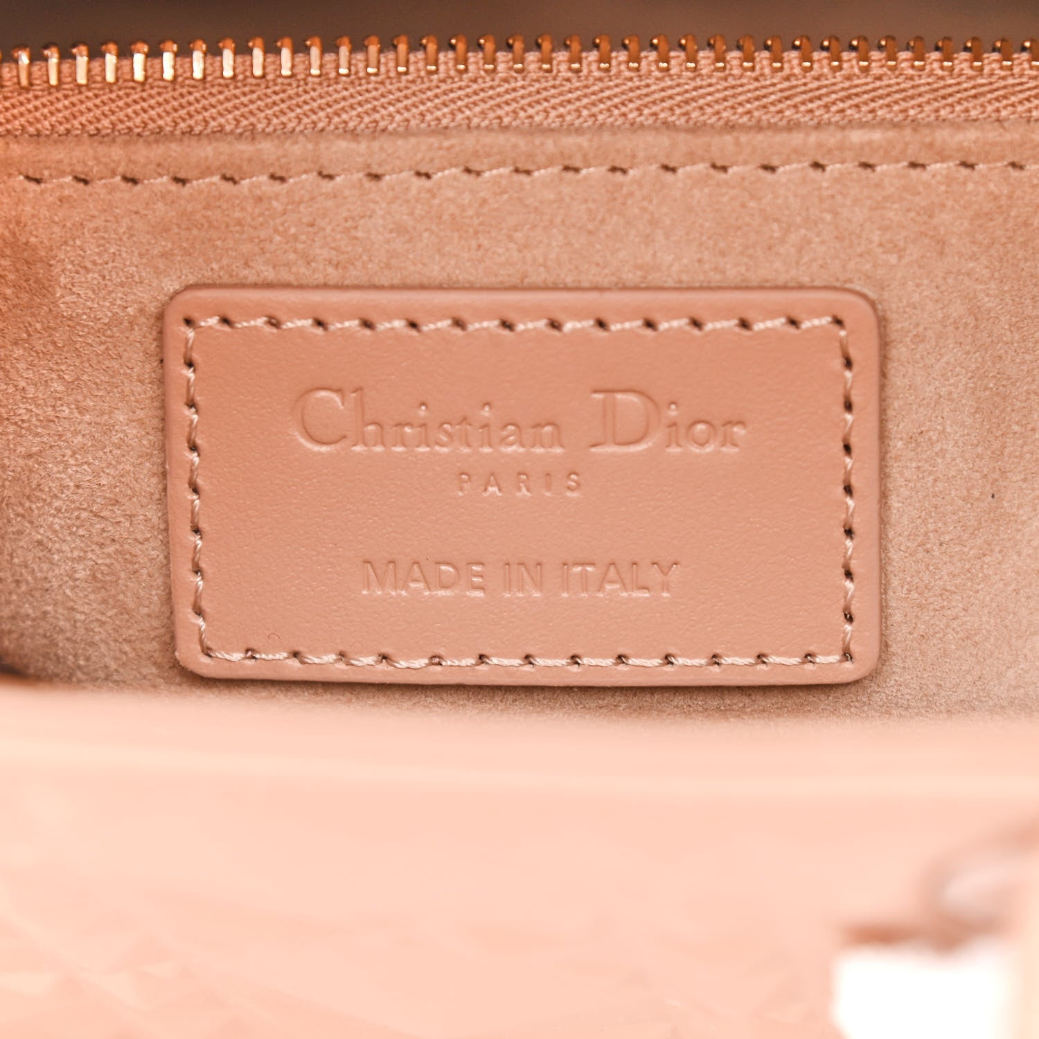 Christian Dior Calfskin Cannage Diamond Small My ABCDior Lady Dior Rose Des Vents 6 of 10