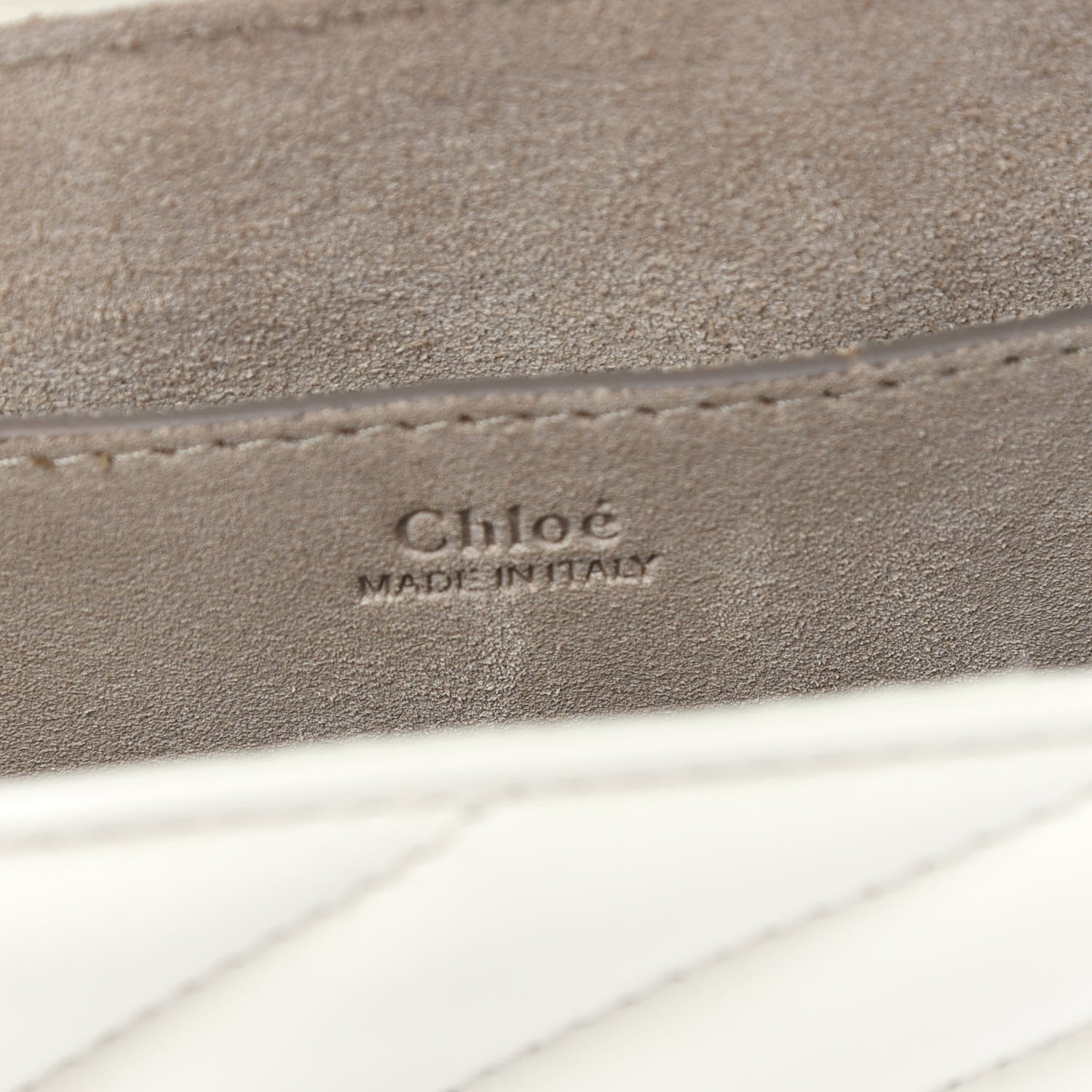Chloe Calfskin Quilted Mini Drew Bijou Shoulder Bag Natural White 7 of 11