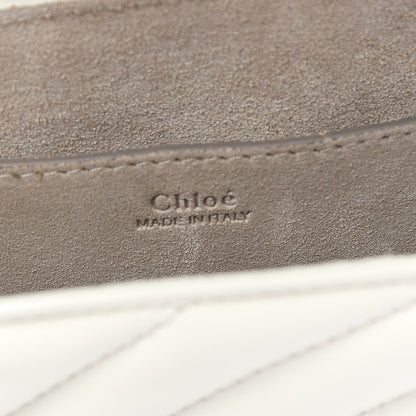 Chloe Calfskin Quilted Mini Drew Bijou Shoulder Bag Natural White 7 of 11